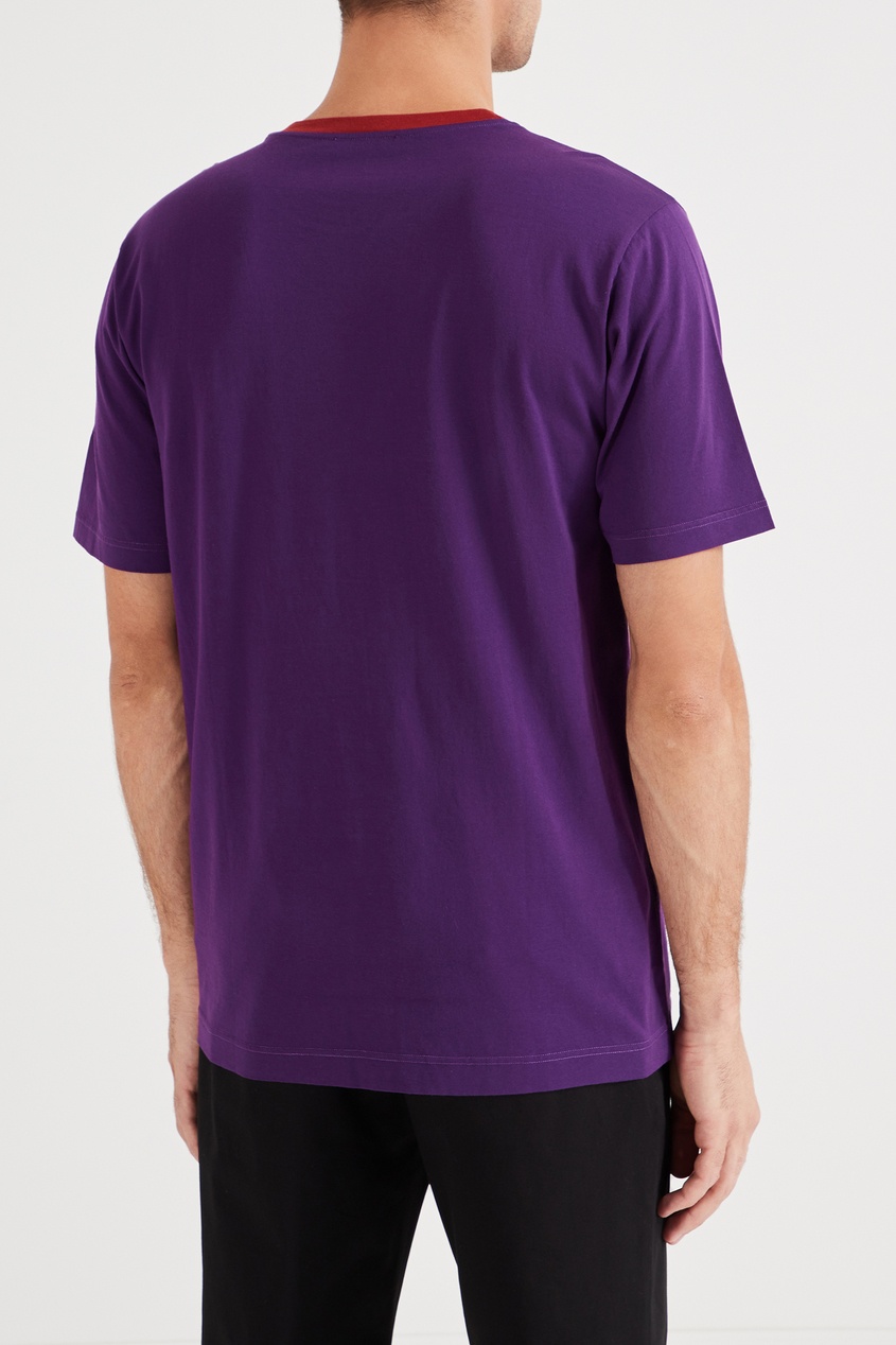 фото Фиолетовая футболка с принтом Dolce&gabbana