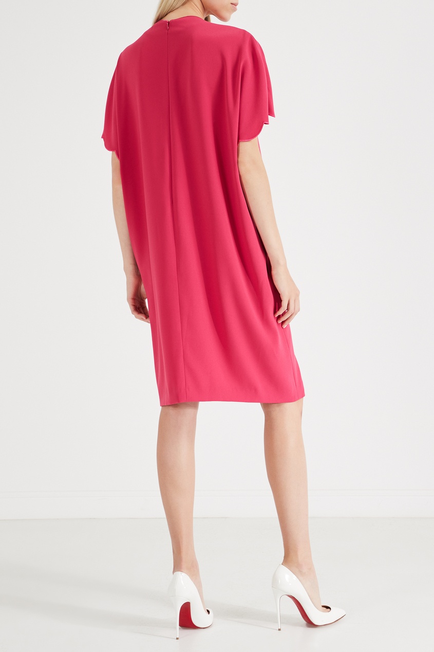 фото Розовое платье без рукавов Escada