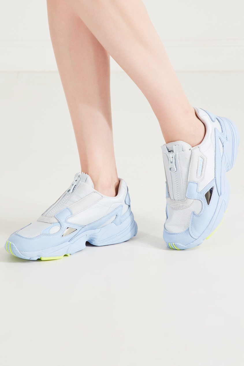 фото Комбинированные кроссовки с молниями falcon zip w adidas