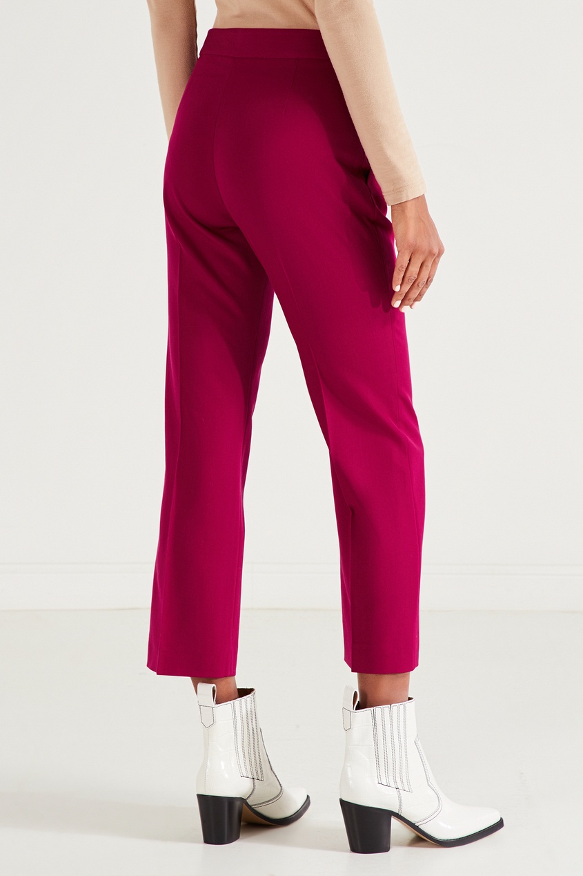 фото Розовые брюки из шерсти stella mccartney