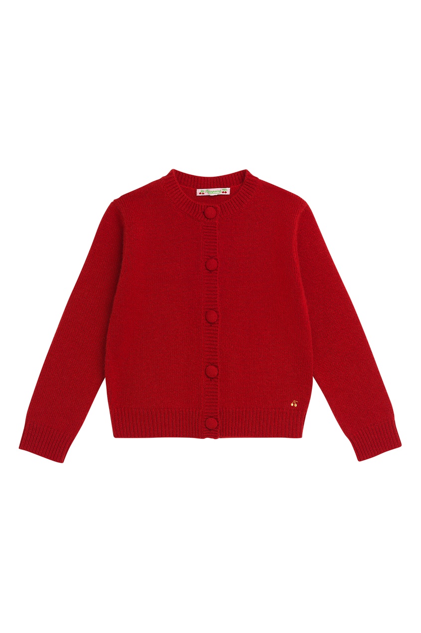 

Кардиган красного цвета на пуговицах, Красный, Кардиган красного цвета на пуговицах