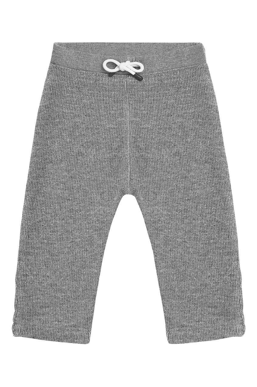 фото Трикотажные брюки серого цвета bonpoint
