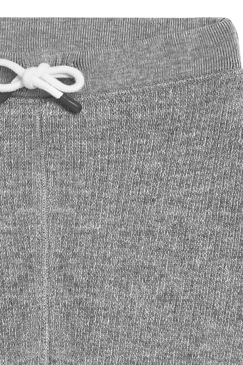 фото Трикотажные брюки серого цвета bonpoint
