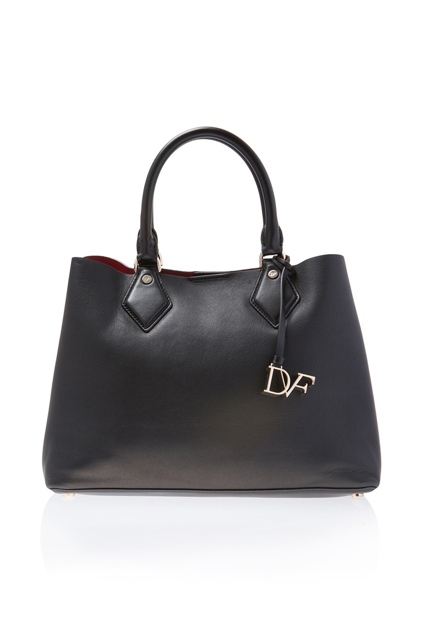 фото Кожаная сумка Voyage Small On-the-Go Carryall Diane von furstenberg