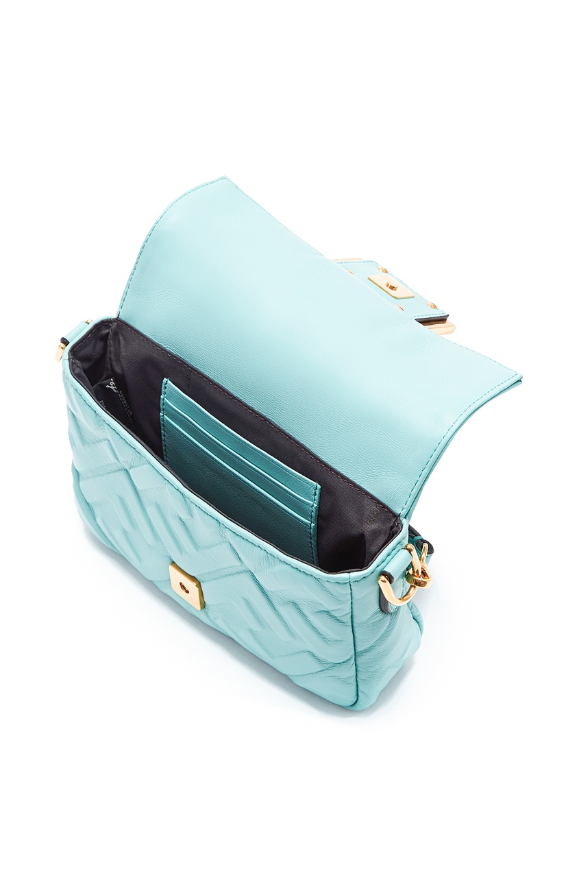 фото Голубая сумка Baguette с монограммами Fendi