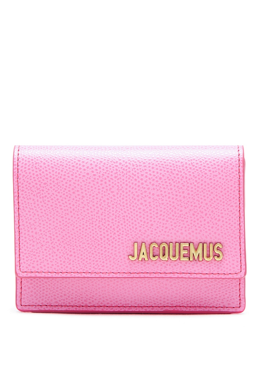 фото Розовая сумка на пояс из кожи Jacquemus