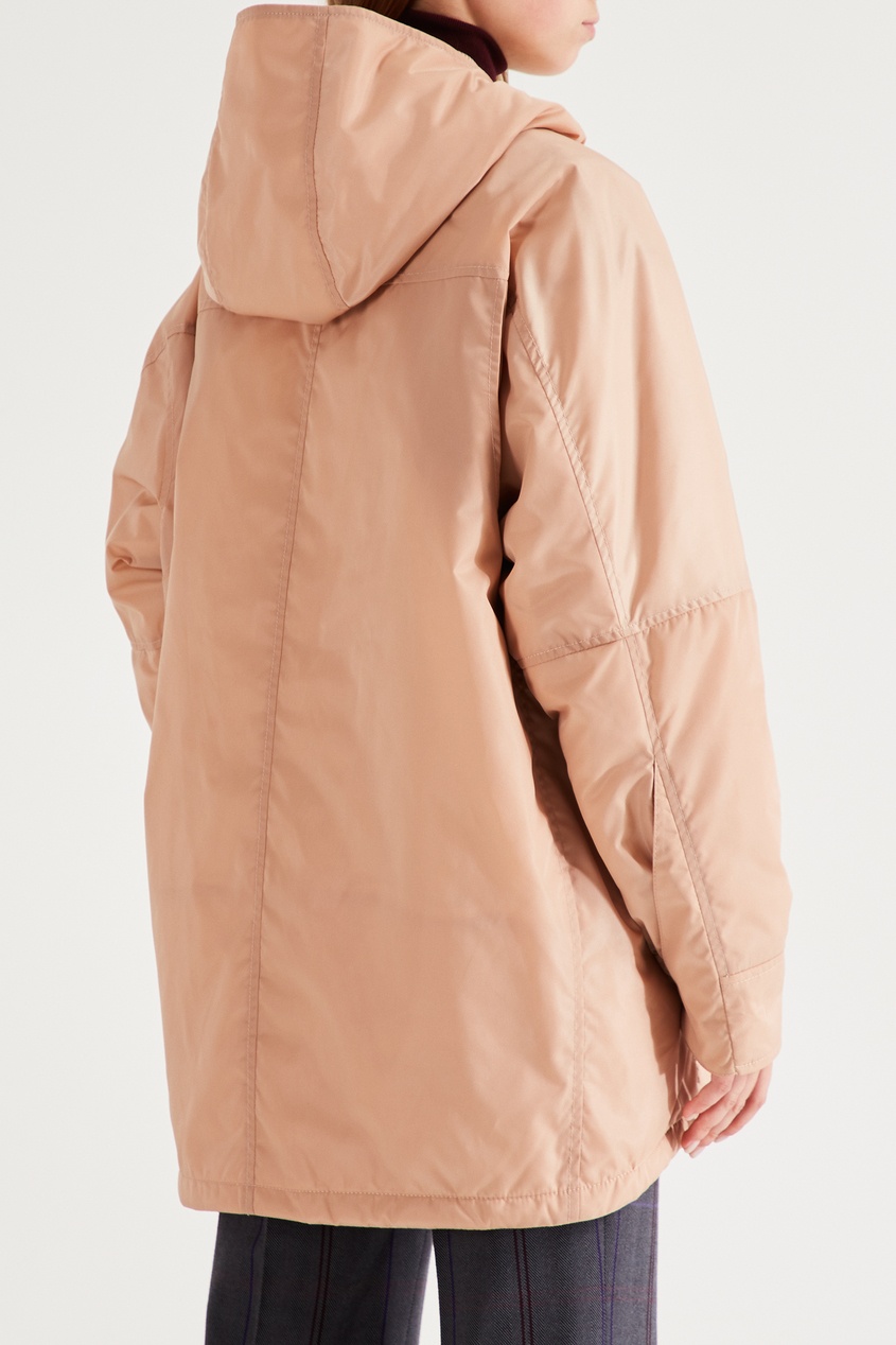 фото Розовая куртка с капюшоном acne studios