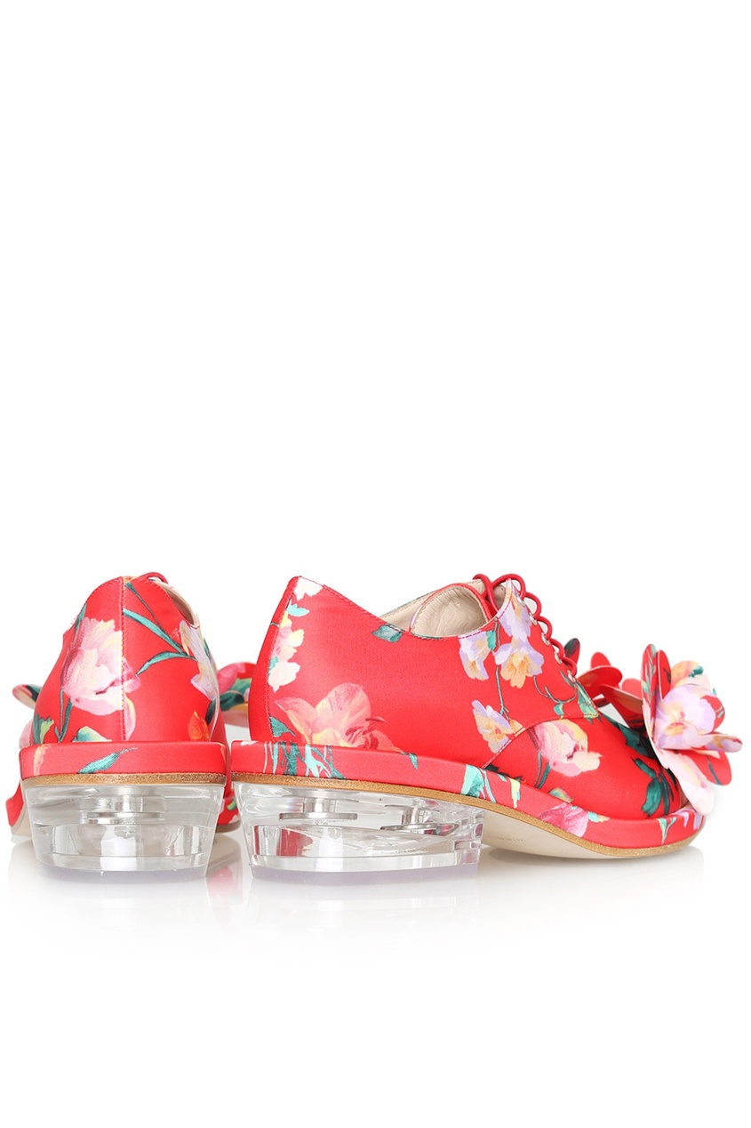 фото Ботинки с цветочным принтом Simone rocha