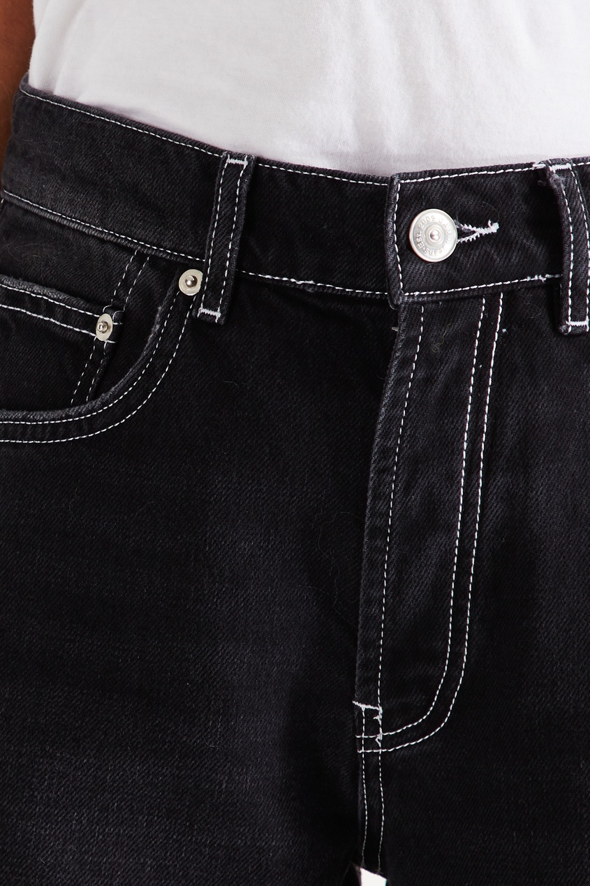фото Черные джинсы клеш ganni