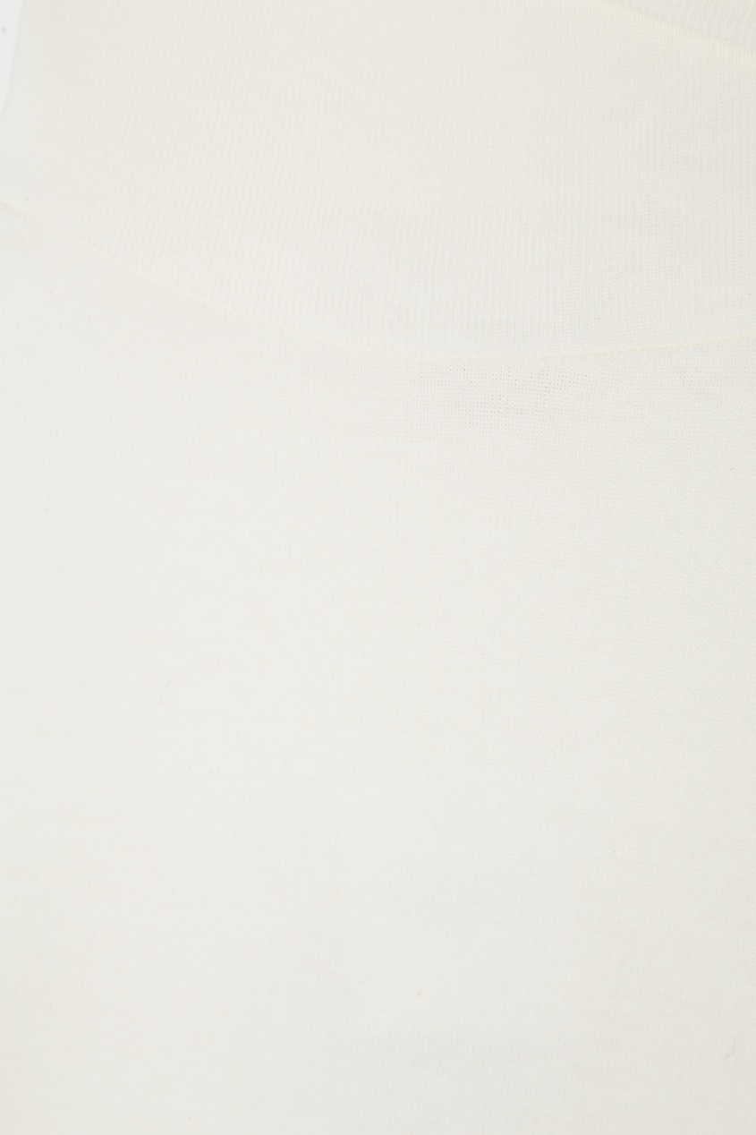 фото Хлопковая белая водолазка bonpoint