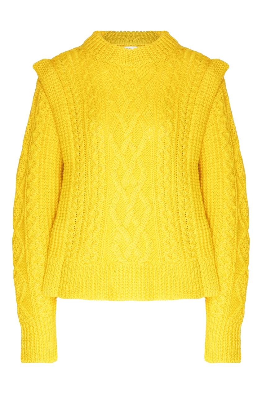 фото Желтый вязаный свитер Tayle Isabel marant etoile