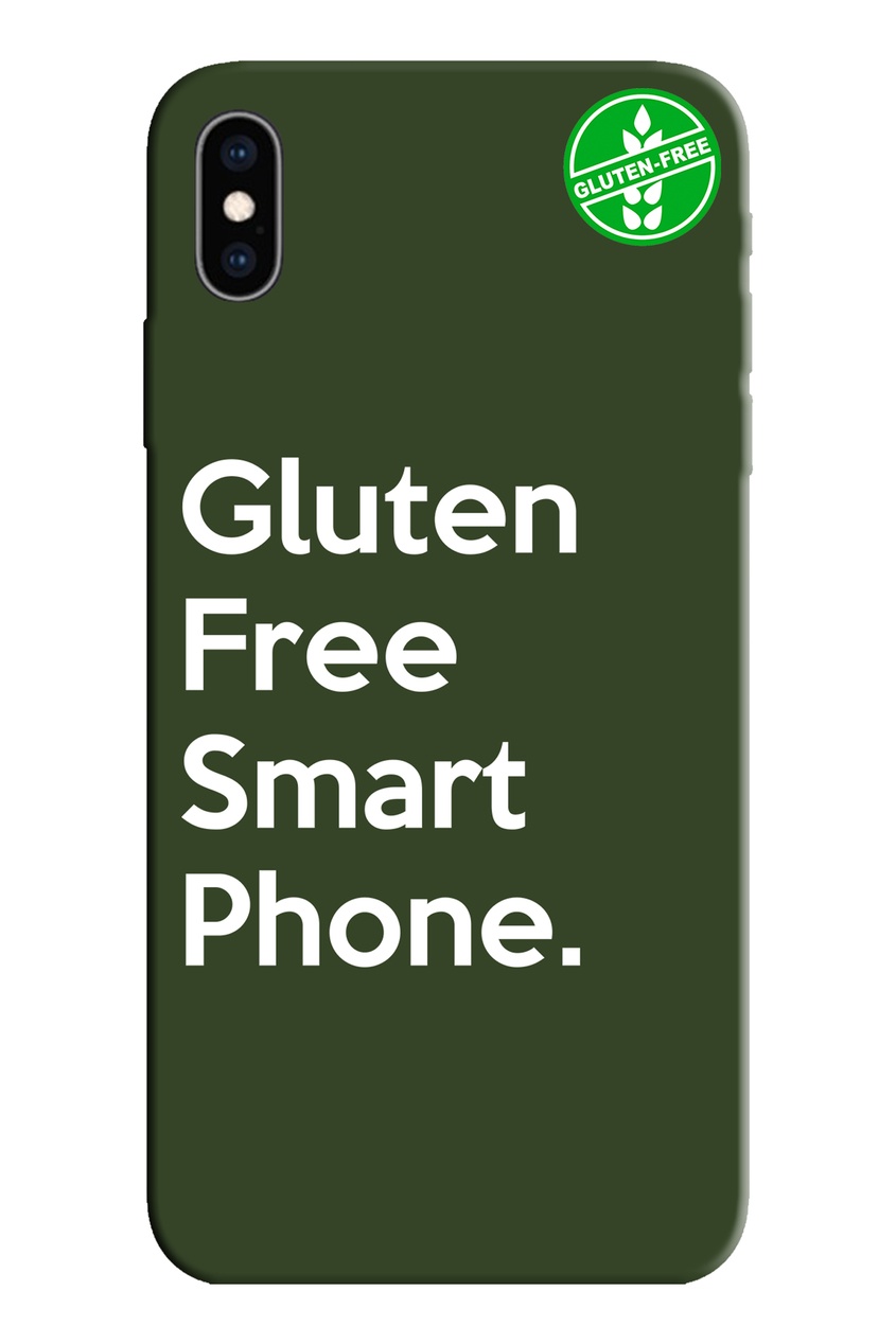 фото Зеленый чехол с надписью для iphone mishraboo