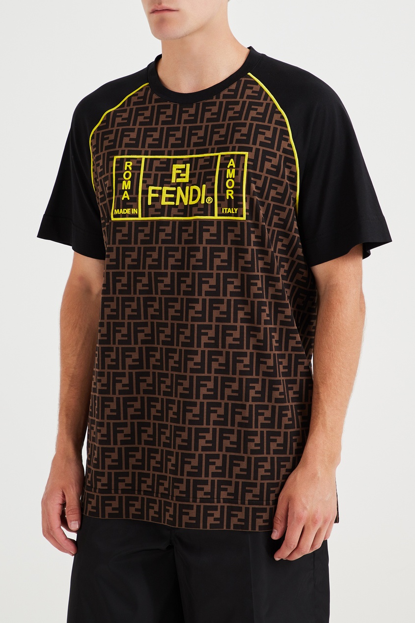 фото Футболка с монограммами fendi