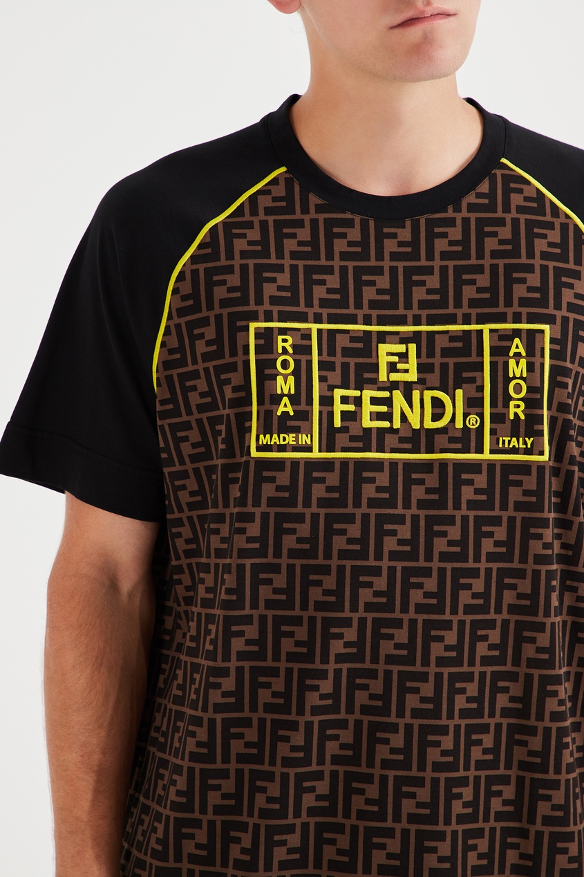 фото Футболка с монограммами fendi