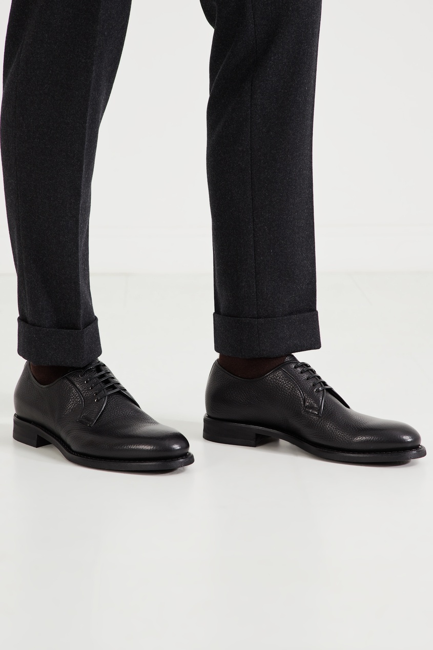фото Черные туфли на шнуровке barrett