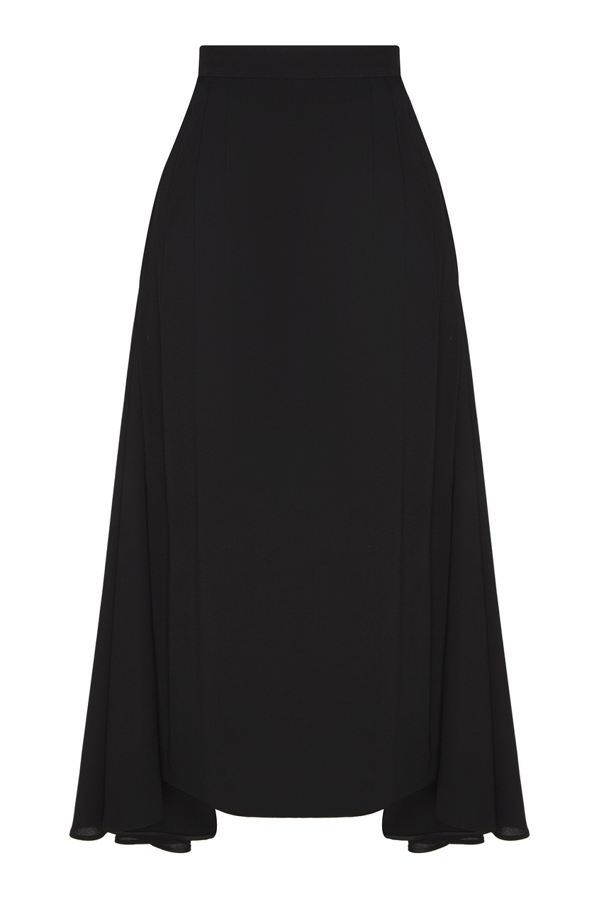 фото Черная юбка с завязкой Prada