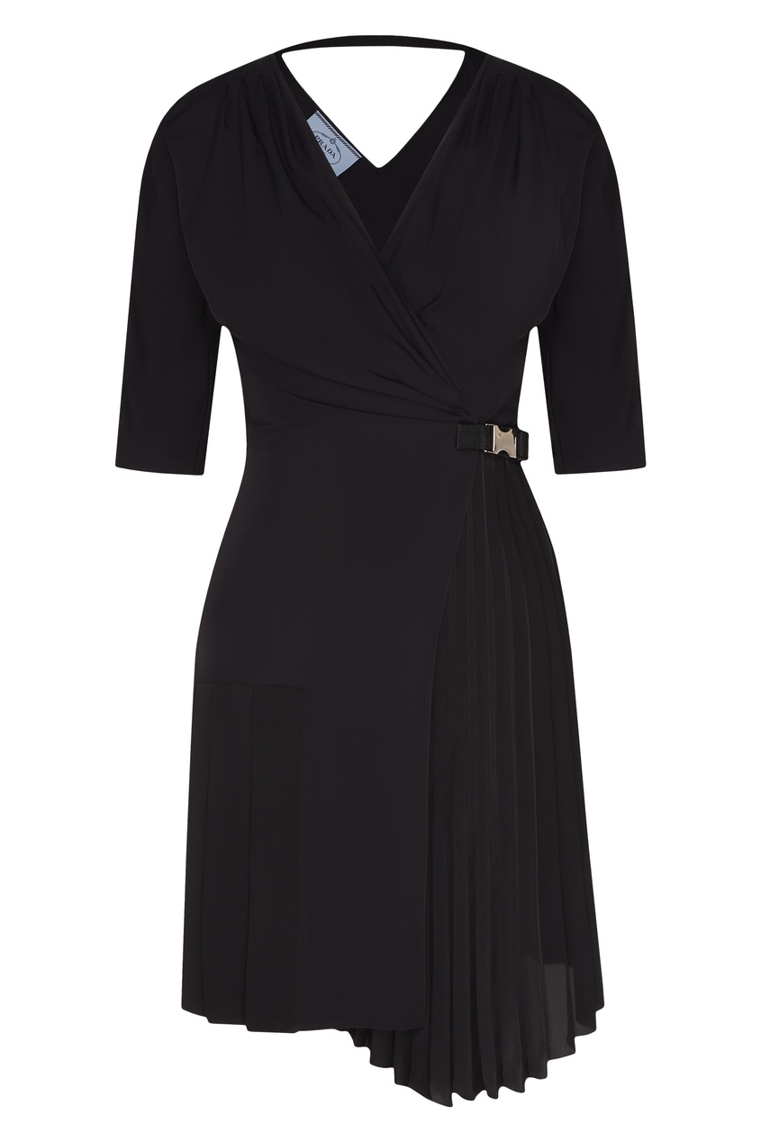 фото Черное платье с ремешком Prada