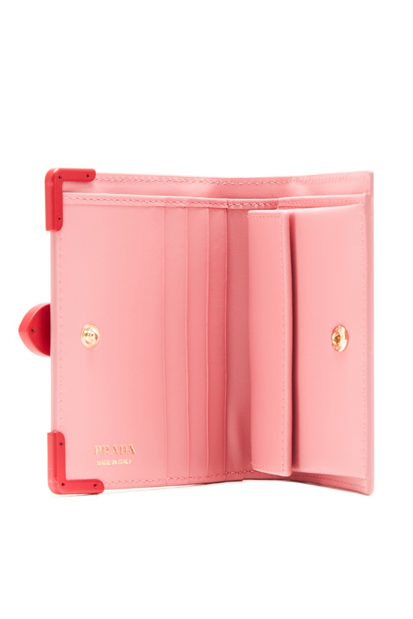 фото Розовый кошелек cahier с отделкой prada