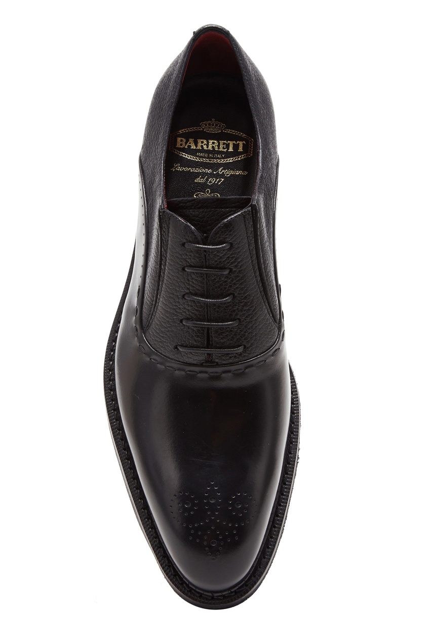 фото Комбинированные черные туфли barrett