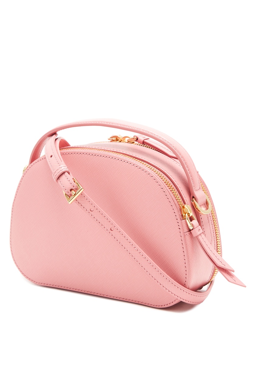 фото Розовая сумка Odetta с отделкой Prada