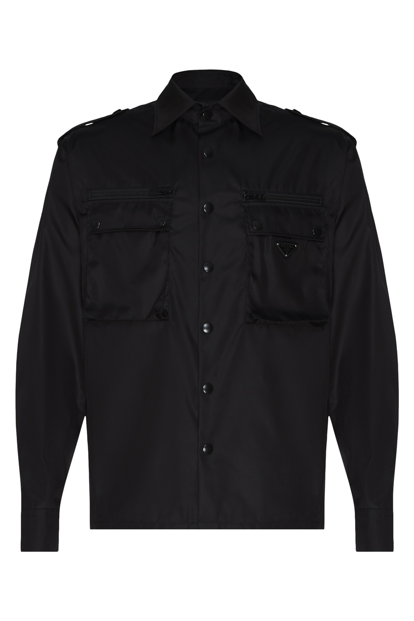 фото Легкая куртка черного цвета Prada