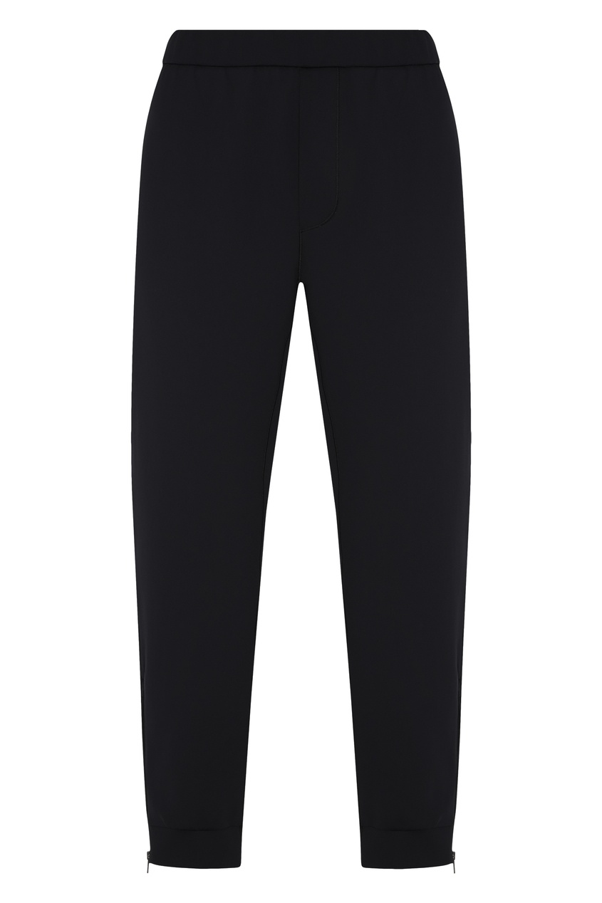 фото Трикотажные брюки черного цвета Prada