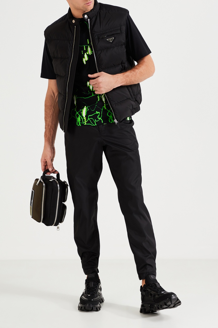 фото Зеленая сумка на руку Prada
