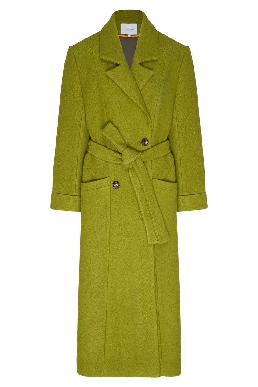Пальто  - зеленый цвет