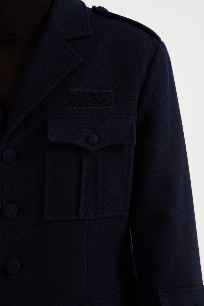фото Шерстяная куртка с карманами Prada