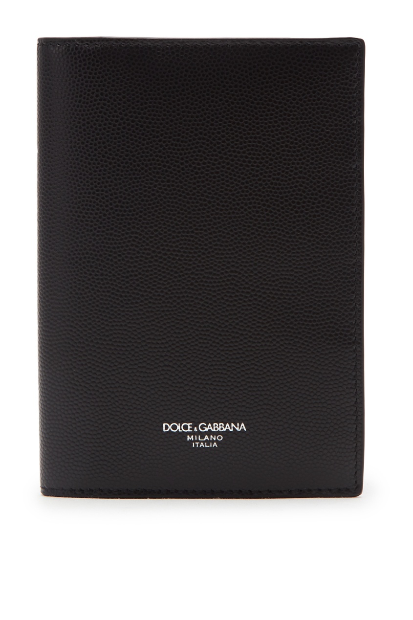 фото Черная обложка для паспорта Dolce&gabbana