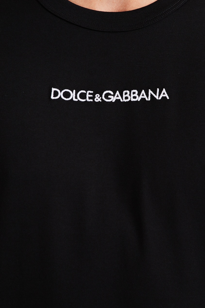 фото Футболка черного цвета с логотипом Dolce&gabbana