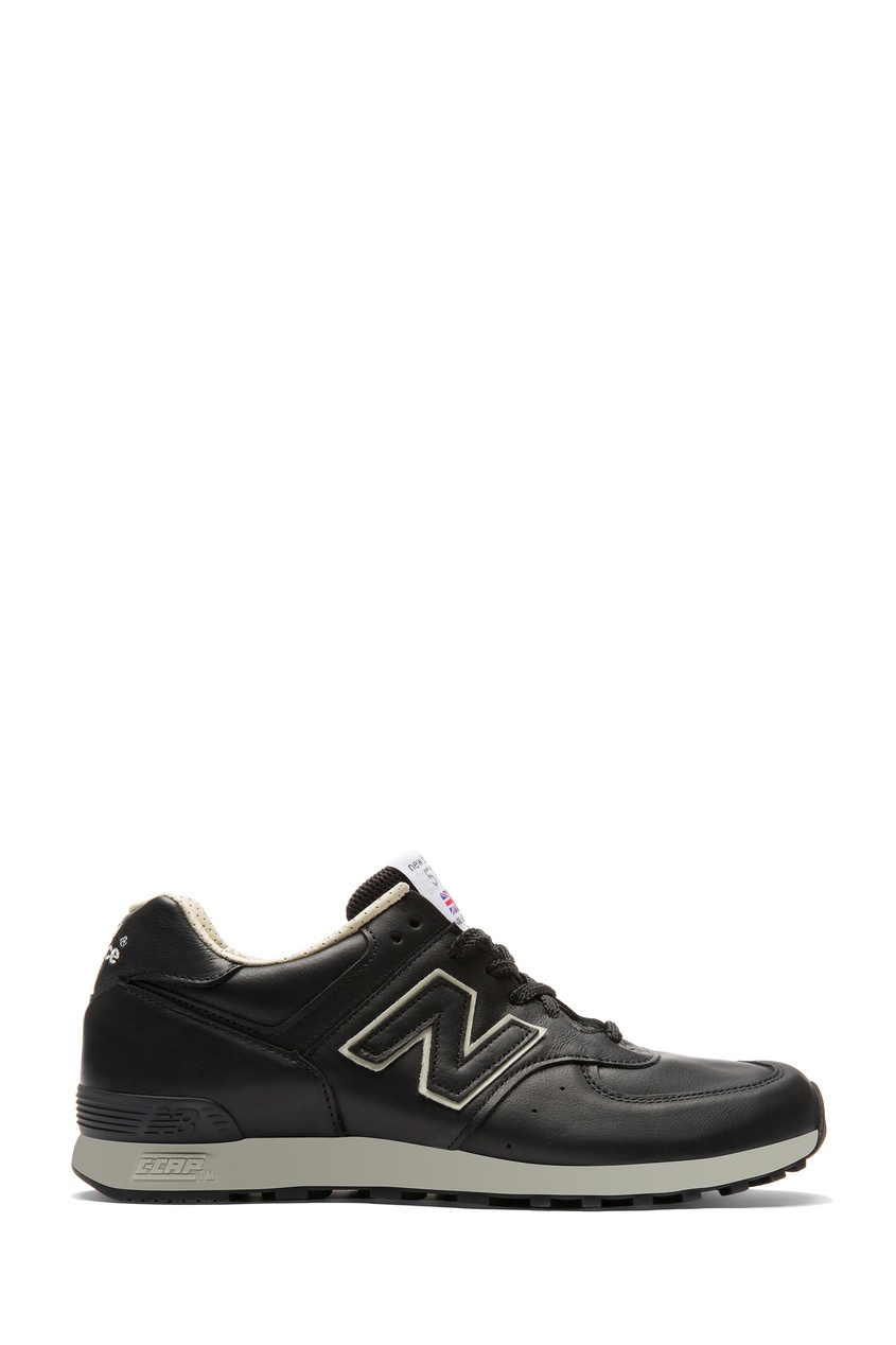 фото Черные кроссовки из кожи 576 made in uk new balance