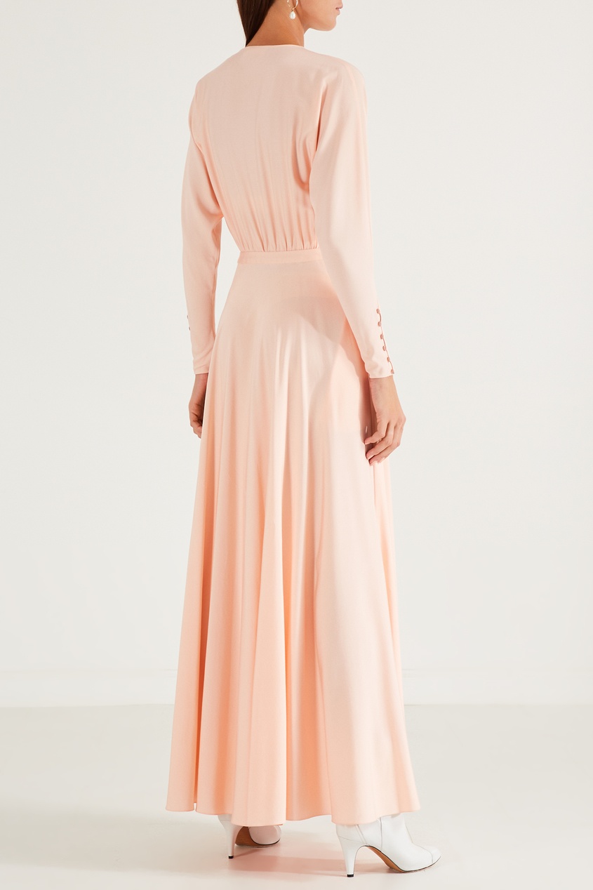 фото Платье-рубашка персикового оттенка like yana