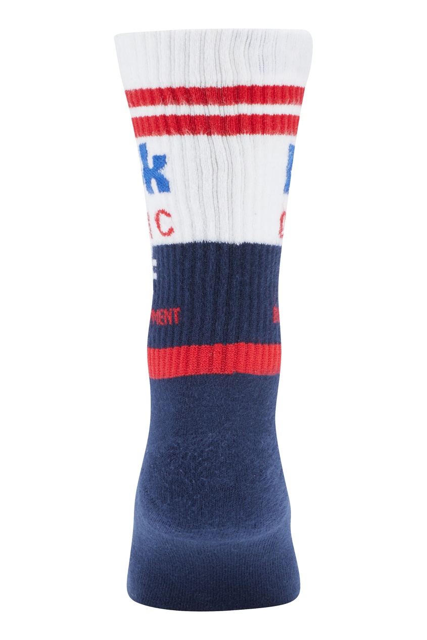 фото Трехцветные спортивные носки с логотипами reebok