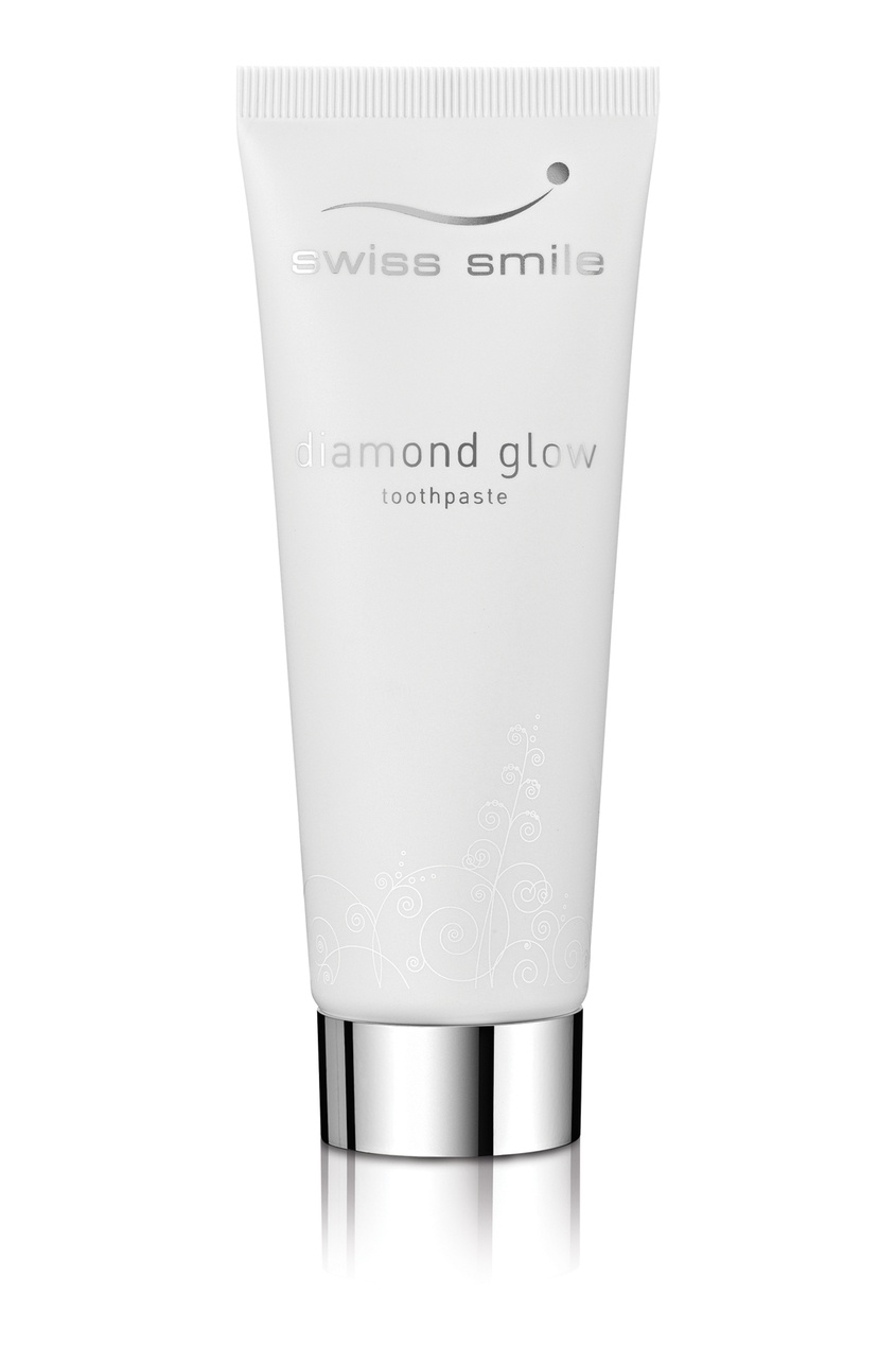 фото Отбеливающая зубная паста Бриллиантовое Сияние Whitening toothpaste Diamond Glow, 75ml Swiss smile