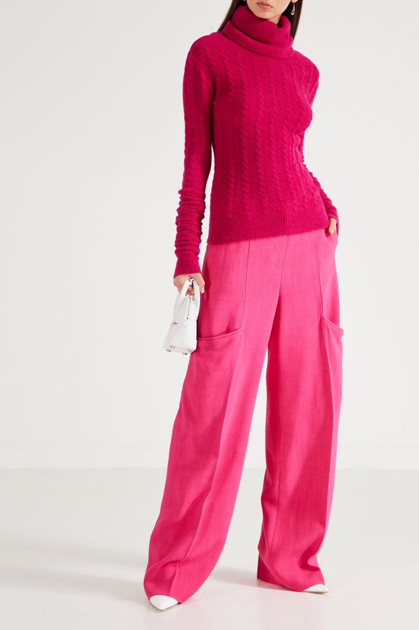 фото Розовый свитер из шерсти Jacquemus