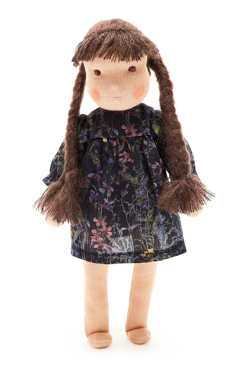 фото Тряпичная кукла в платье bonpoint