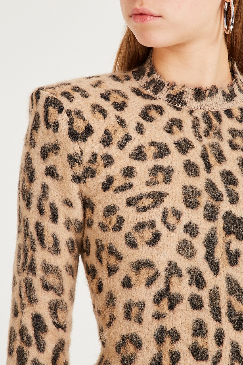 Леопардовый свитер