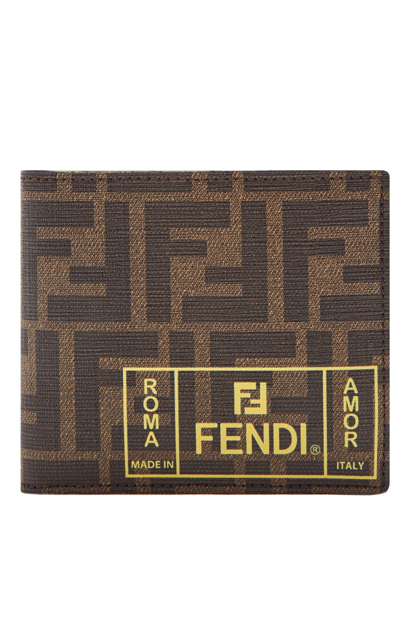 фото Складное портмоне с фирменной отделкой Fendi