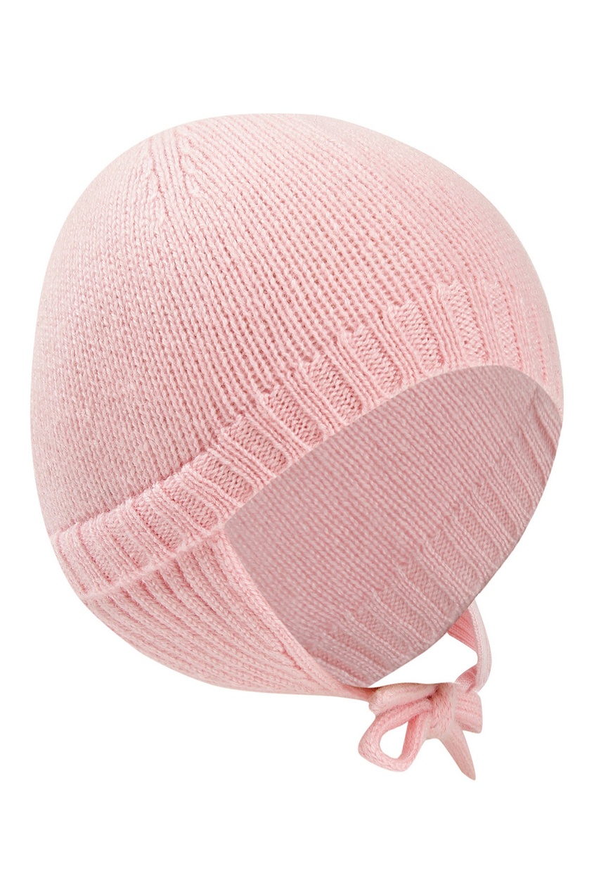 фото Розовая шерстяная шапка il gufo