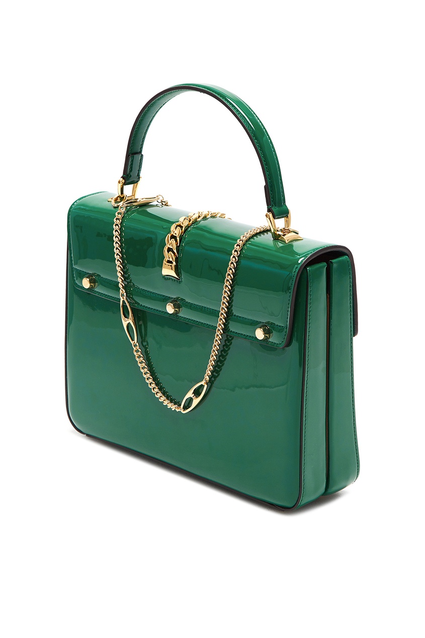 фото Зеленая сумка Sylvie 1969 Gucci