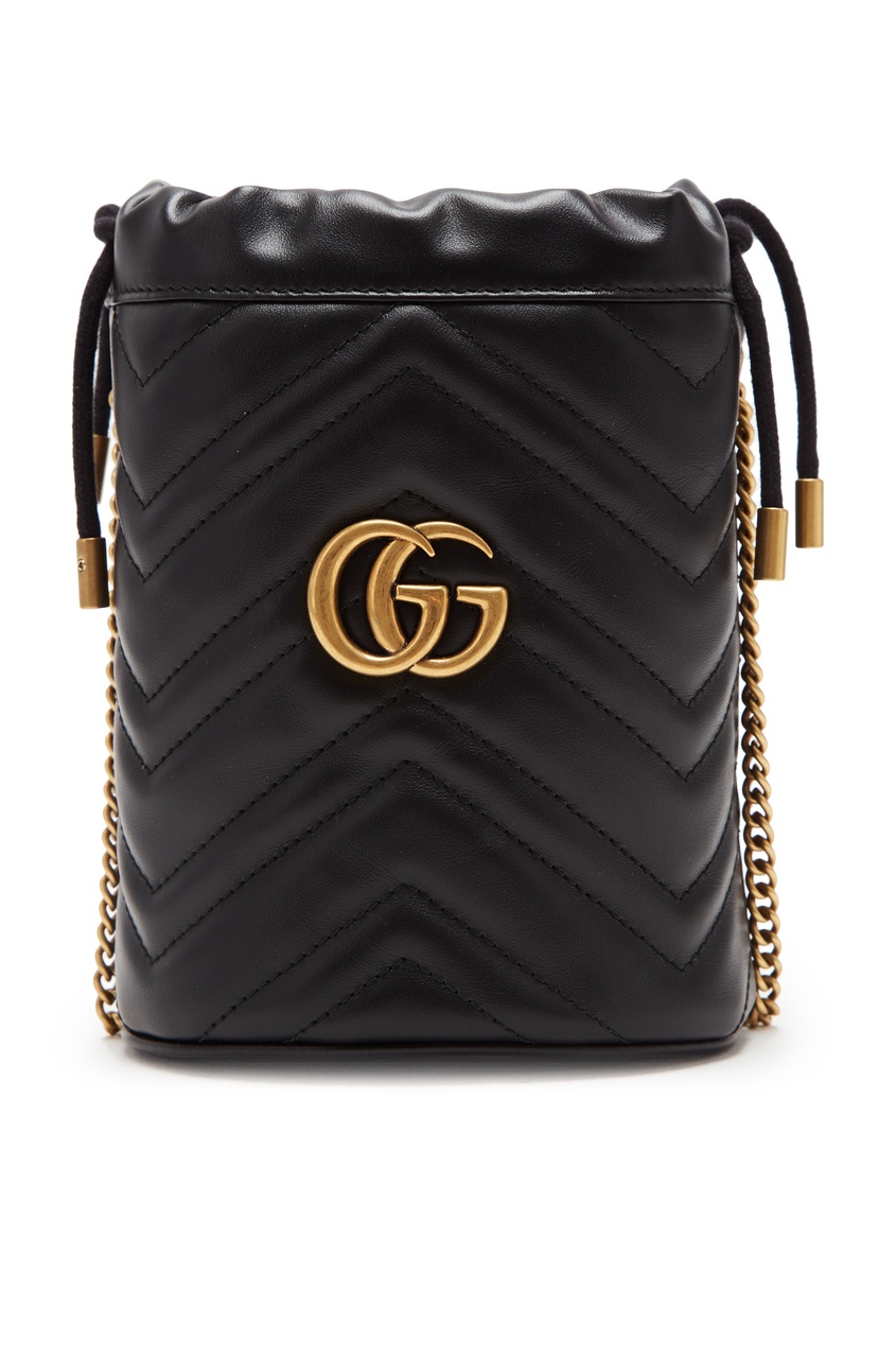 фото Черная сумка GG Marmont Gucci