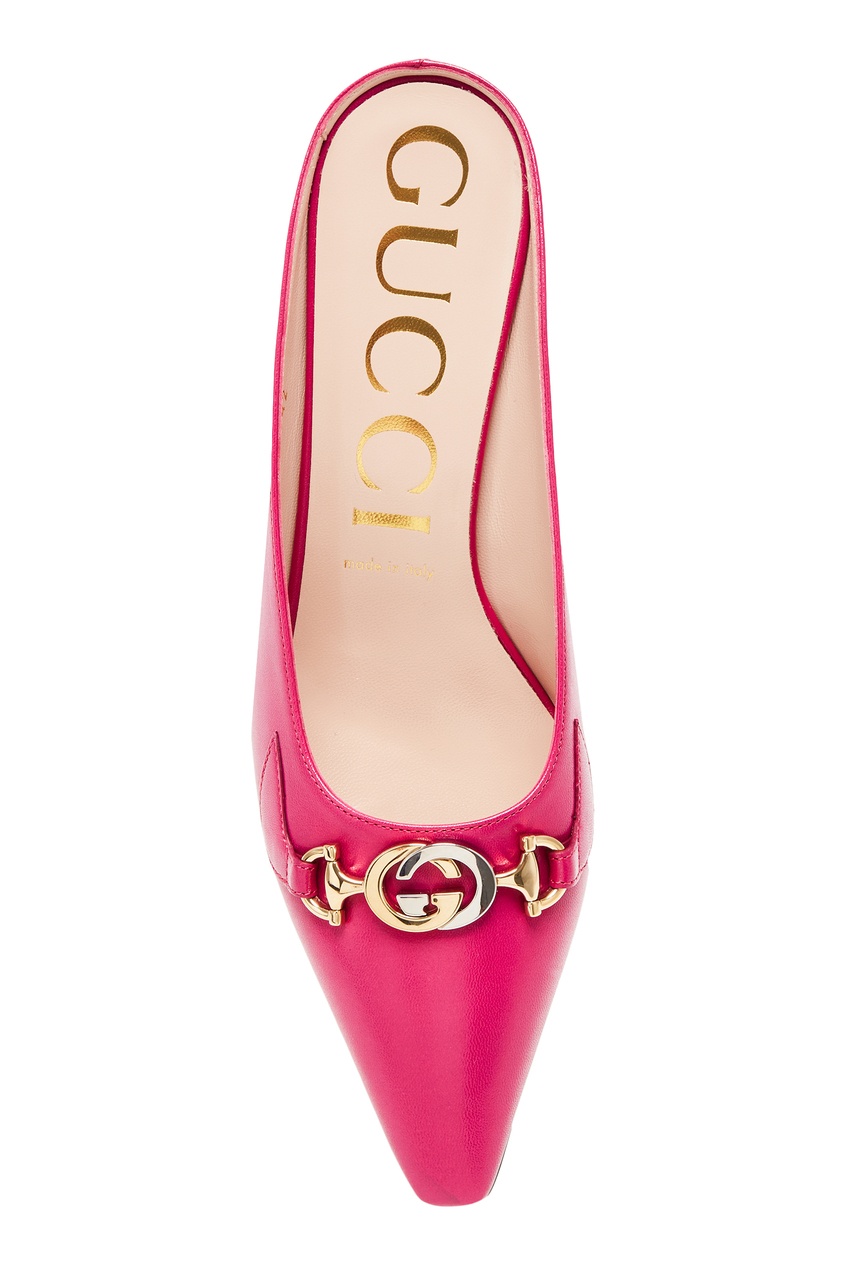 фото Розовые мюли Gucci Zumi