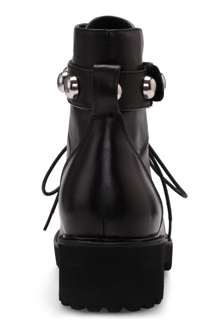 фото Черные ботинки с ремнем и металлическим декором portal