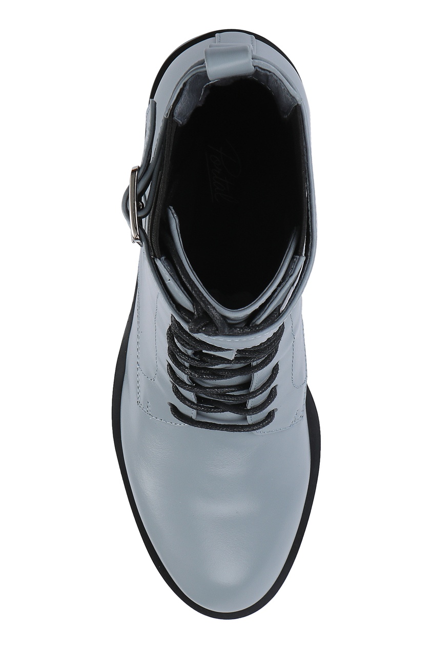 фото Голубые ботинки с черными вставками Portal