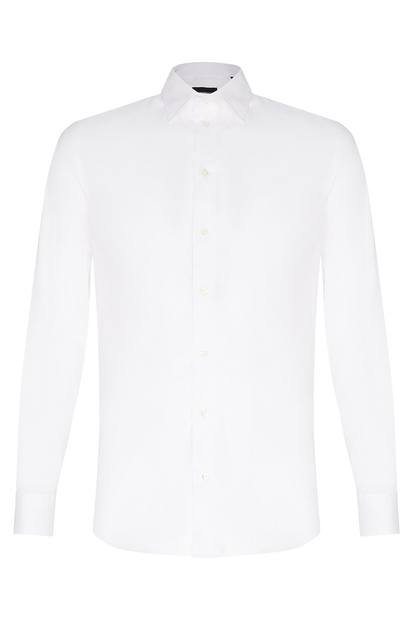 фото Белая рубашка на пуговицах emporio armani
