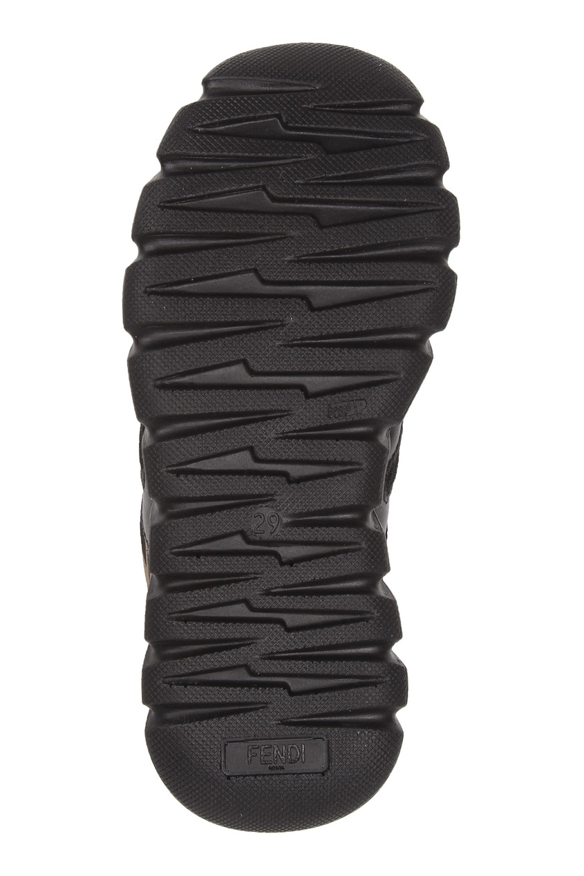 фото Комбинированные кроссовки с логотипами fendi