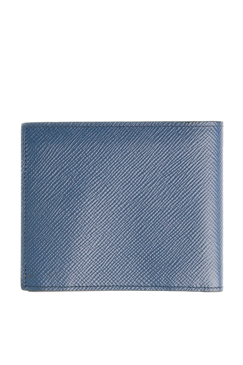 фото Складное портмоне синего цвета Serapian