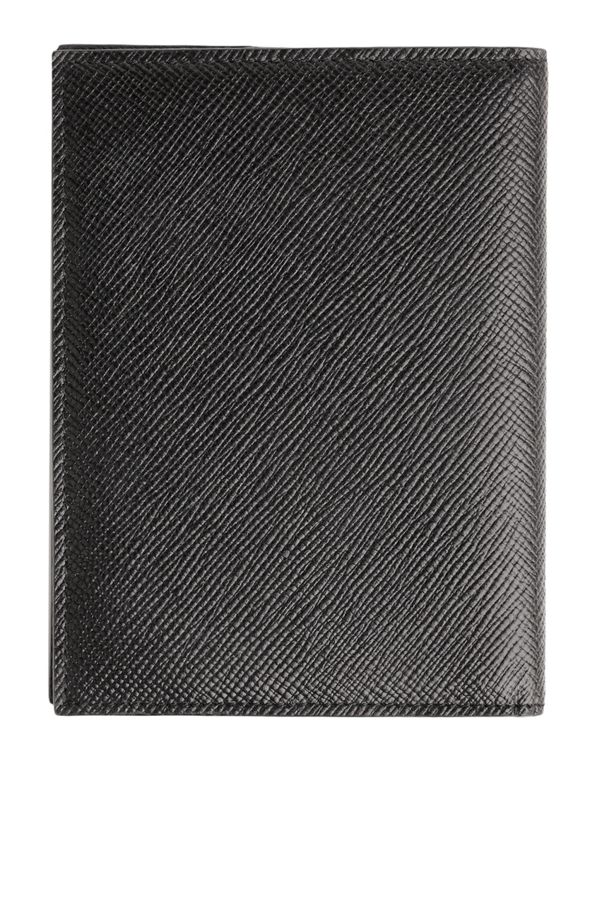 фото Черная сафьяновая обложка для паспорта Serapian