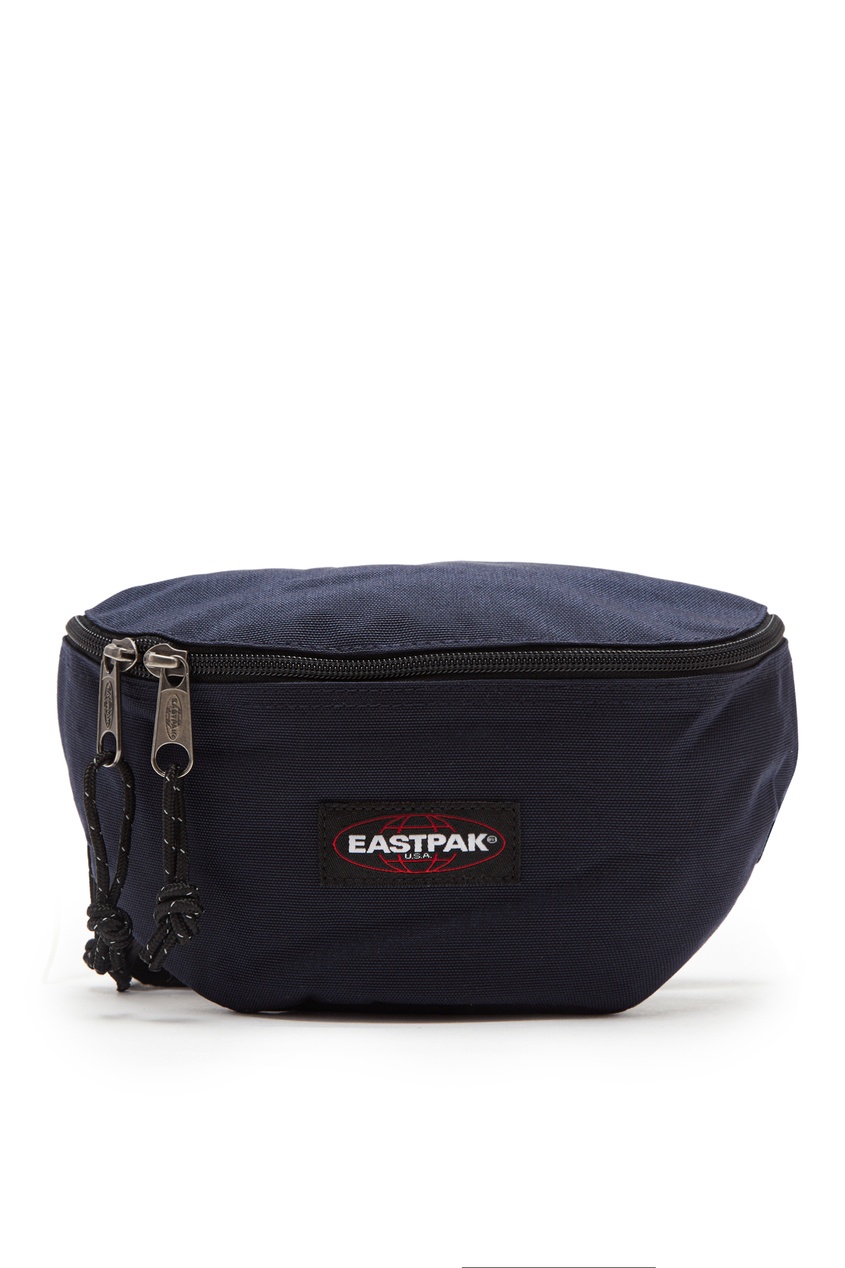 фото Темно-синяя поясная сумка с логотипом eastpak